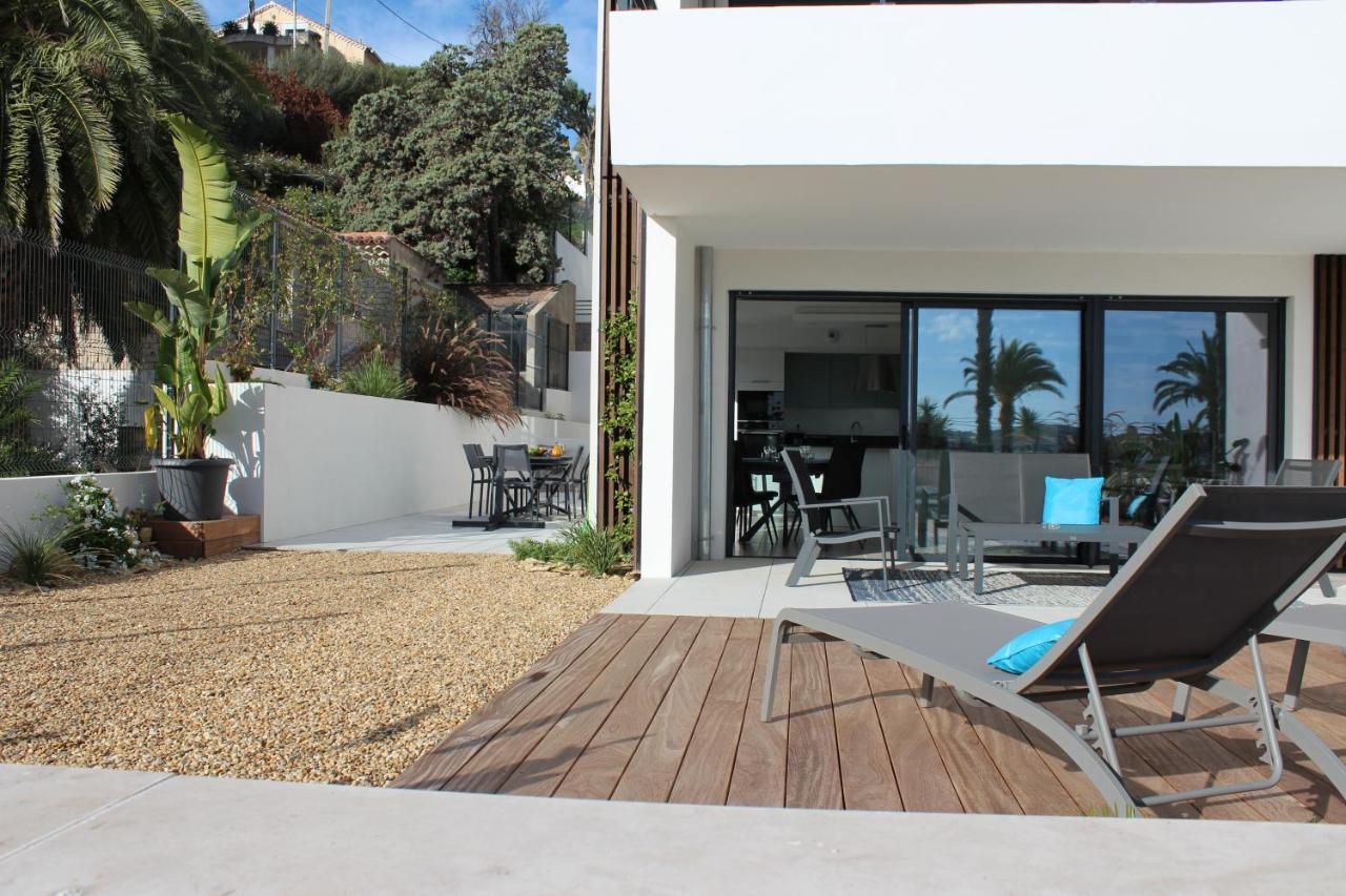 O Fil De L'Eau Bandol - App A05 - T3 Avec Jardin Et Terrasse Apartment Bagian luar foto