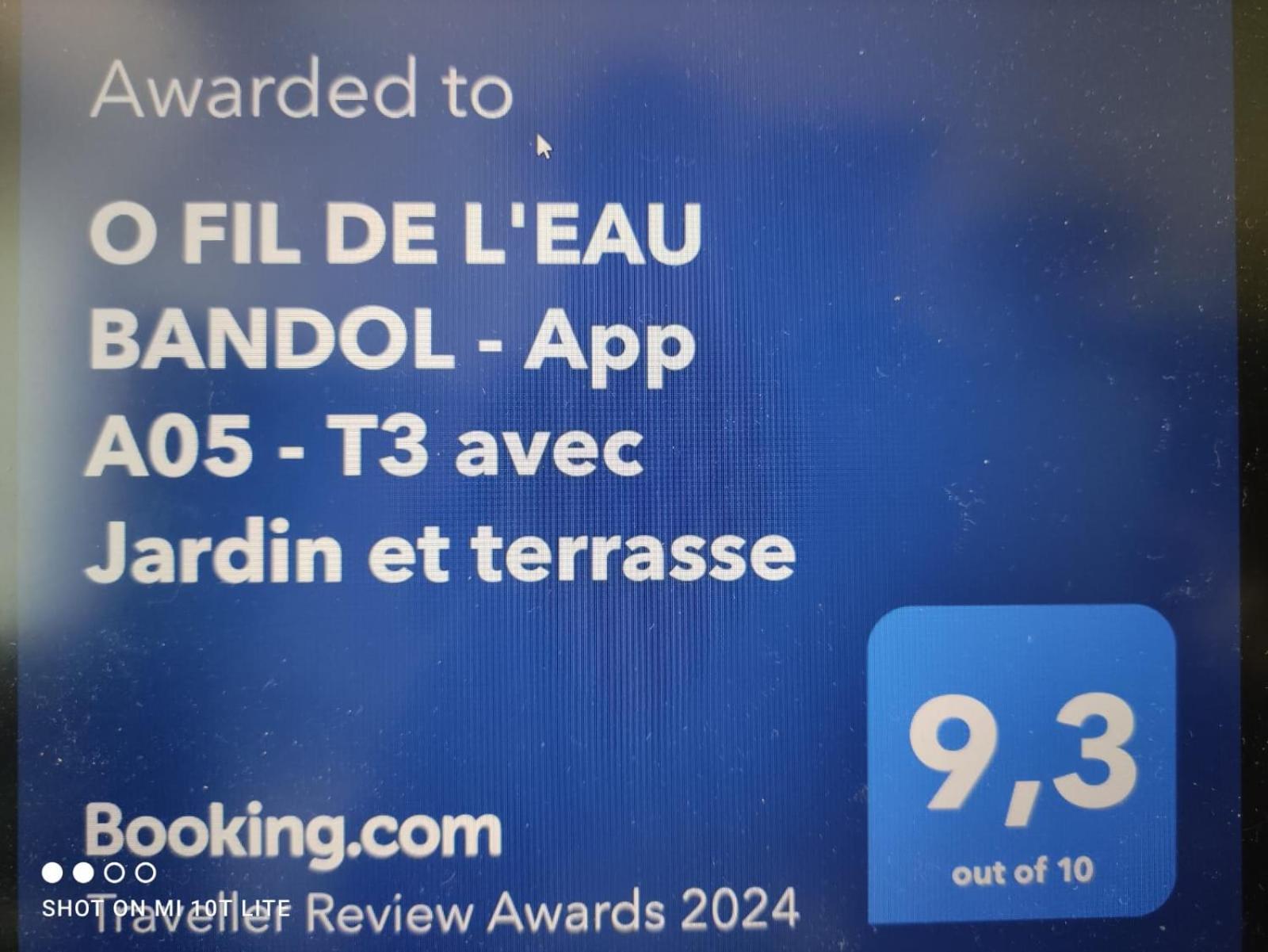 O Fil De L'Eau Bandol - App A05 - T3 Avec Jardin Et Terrasse Apartment Bagian luar foto